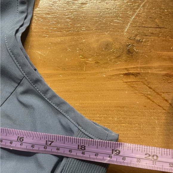 Athleta 8 (Medium) Brooklyn Jumpsuit, Cottage Blue Pants City Long Romper - Picture 14 of 16